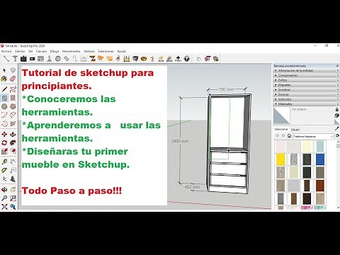 Como diseñar muebles en Sketchup 2021