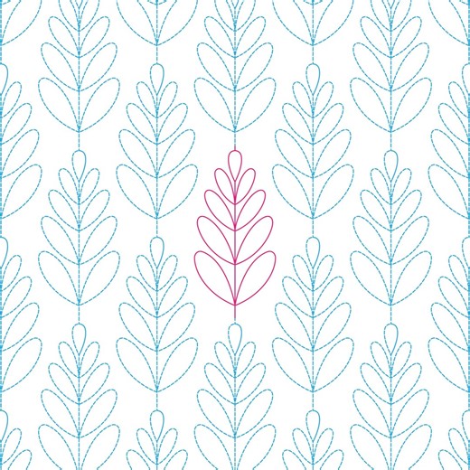 LEAVES - Digital Longarm Quilting Pattern for Edge to Edge Pantograph Handiquilter Statler Stitcher Bernina Innova - Etsy