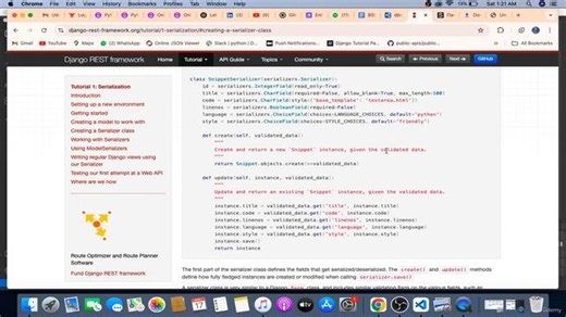 5 -Creating serializers - Course & Exam serializers