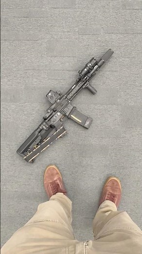 The NV build. Dead Air Sierra 5 from Silencer Shop. 10.5” with SWS quad rail. Mawl. Eotech.
