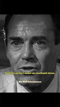 And you weren't under an emotional stress, were you? #12angrymen #henryfonda #egmarshall #legaldrama