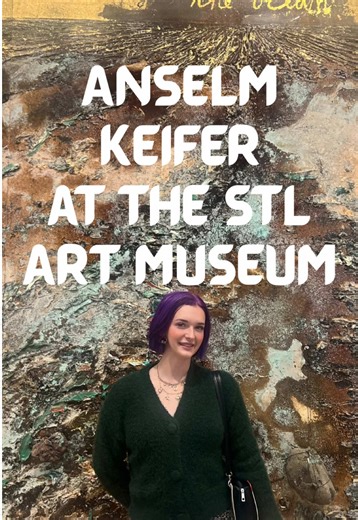 One of the most talked-about art exhibits 🎨🖌️ in St. Louis is almost gone. Anselm Kiefer: Becoming the Sea🌊 at the St. Louis Art Museum 🖼️ has received national attention, and it’s a must-see before it closes January 25❗️The massive, floor-to-ceiling works greet you as soon as you walk in, setting the tone for an unforgettable museum visit✨ 📍 St. Louis Art Museum 🗓️ Through January 25 @stlartmuseum #stlouis #explorestlouis #stlart #stlouisart #anselmkiefer