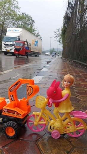 remote control JCB and remote control cycle#toys #foryou