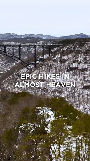 Epic hikes are all around. 🥾 Have you ever tried this one? ⬇️ 📍: Long Point Trail - New River Gorge National Park & Preserve | West Virginia Tourism
