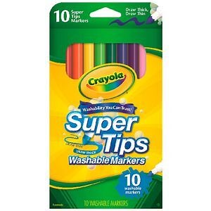 Crayola Super Tips Markers 10 Pack