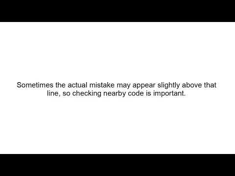 How to Read Programming Error Messages | Beginner Debugging Guide