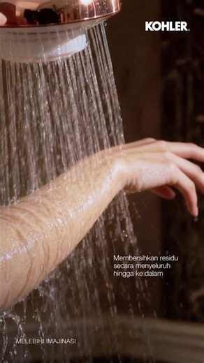 SpaViva Handshower menghadirkan teknologi Microbubble yang menghasilkan gelembung ultra halus