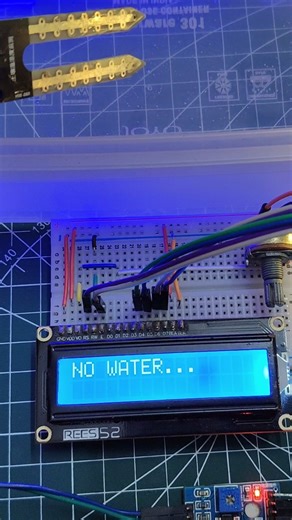 Water Detecting Sensor #robotics #electronics #arduino #shorts #viral #viralshorts #skills