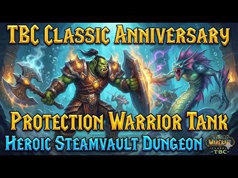 TBC Classic Anniversary Protection Warrior Tank Heroic Steamvault Dungeon