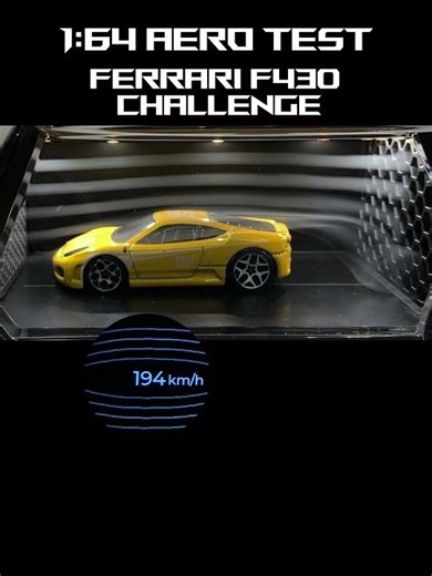 Ferrari F430 Challenge Aerodynamics/Aero test #aerodynamic #ferrari #hotwheels #windtunnel #car