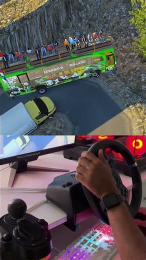 Dangerous MAP Mod with overloaded BUS in Euro Truck Simulator 2| ETS2 Multiplayer | Mallu Garage 2.0