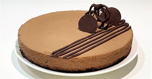 Tarta mousse de chocolate sin azúcar, sin gluten y sin lactosa | Dulces Diabéticos