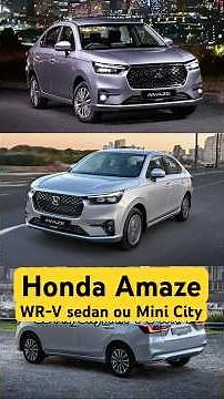 Honda Amaze: o WR-V hatch ou o mini City?