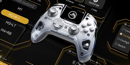 The Manba One Controller For Nintendo Switch, Mobile and PC Features a Built-In Interactive Screen