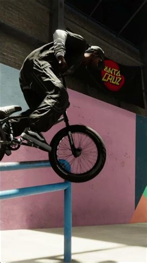 Laid Back Lines in The indoor Park🔥#bmx #bmxstreet #shorts