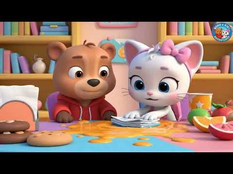 Russian | Забавные Упс и Учебный День | Funny Oops & Learning Day | Kids Song 🎶