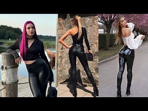 "Sleek & Stylish: The Ultimate Guide to Leather Leggings Looks"//leatherleggings outfits/edgestyle//