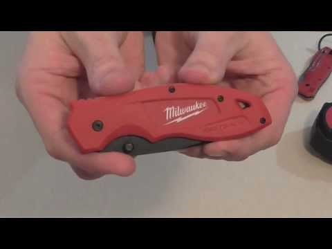 Milwaukee Fastback Knife Review 48-22-1995 Spring Assisted
