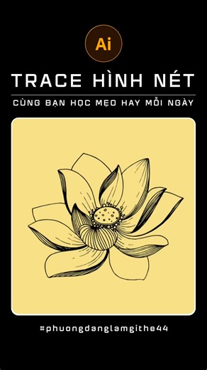 Làm nét hình khi trace trong Illustrator | Sharpen an image when tracing in Illustrator