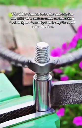 ​DIY Heavy-Duty Rebar Threading & Bending Jig