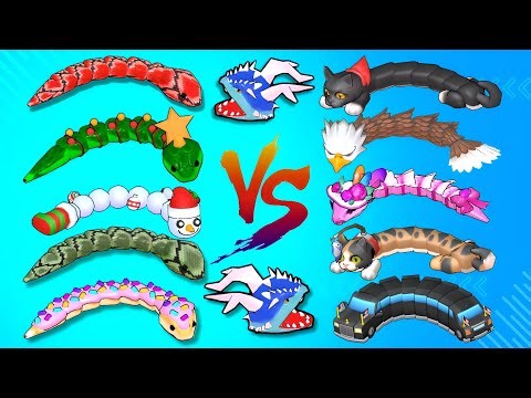 Snake Clash is Very Lane Gameplay 😯 VIP Snake Vs Rare Snake Clash 🆒 520