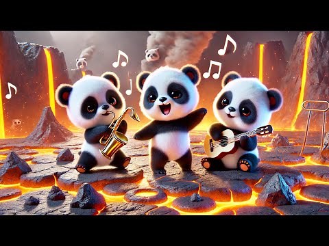 Panda Dance Party - Fun English Song for Kids with Dancing Pandas!