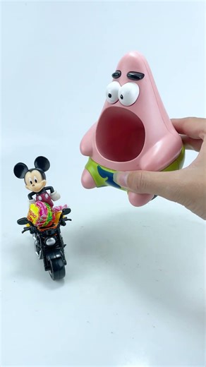 Satisfying Review Fun Cute Mickey & Patrick Miniature ASMR Toy Unboxing video #shorts #toys