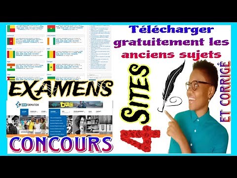 TÉLÉCHARGER 🌟 LES ANCIENS SUJETS (et corrigés) 🌟 DES EXAMENS et CONCOURS 👌