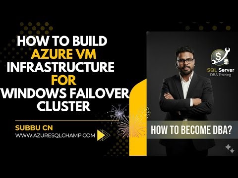 🎯How to Build Azure VM Infrastructure for 🏢 Windows Failover Cluster👉Step-by-Step VM Setup #azuresql
