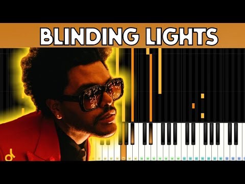 BLINDING LIGHTS - THE WEEKND (PIANO TUTORIAL)