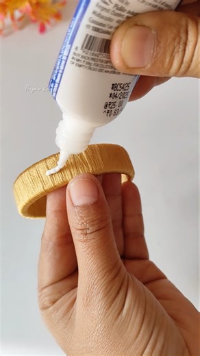 DIY Silk Thread Bangles 💛💚 #shorts #silkbangles #priyazkraft #diy