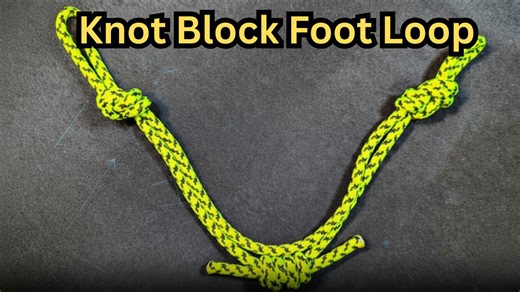 Knot block foot loop: An effective solution for arborists & tree climbers by Knotorious