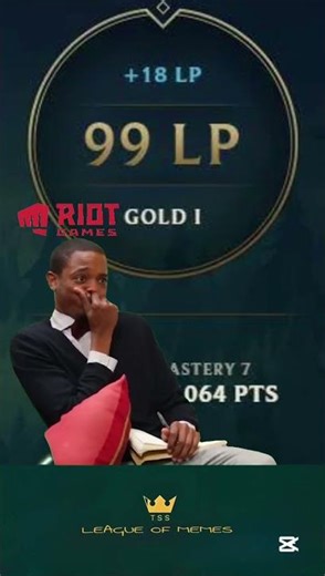 League Rank lp #leagueoflegends #leagueofmemes #leagueoflegendsmemes #wildrift