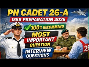 Pak Navy ISSB Preparation 2025 | ISSB Test Preparation 2025 | ISSB Preparation 2026