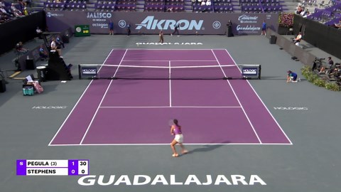 Match Highlights | Jessica Pegula vs Sloane Stephens | WTA Guadalajara Open Akron 2022