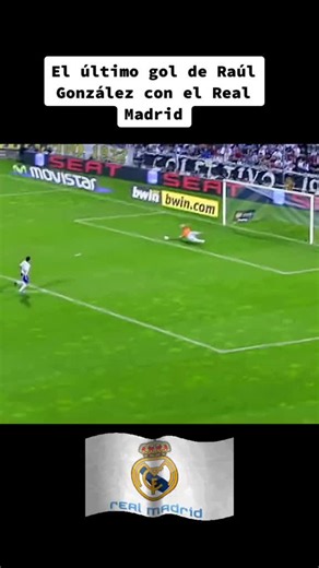 Raúl González's last goal at Real Madrid. Eterno Raúl🤍⚽️ #football⚽️ #foryoupagee #fyppppppppppppppppppppppp