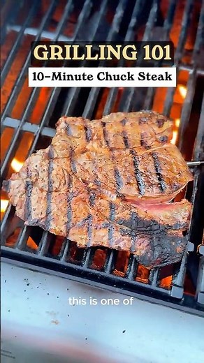 Delicious Grilled Chuck Steak