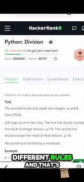 HackerRank Python Division Explained with Pizza 🍕