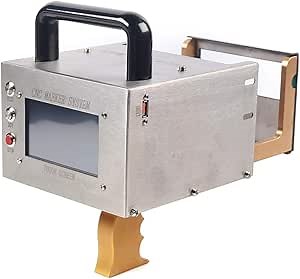 Engraving Marking Machine, High Speed Portable Handheld Touch Screen Dot Peen Metal Engraving Marking Machine for Vehicle Parts Marking