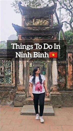 Ninh binh Guide🇻🇳 | things you should do in ninh Binh #shorts #vietnam #ninhbình #explore #travel