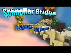 How to Schneller Bridge (Easiest Bridging Method in Minecraft History)