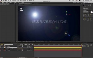 Quick After Effects Expressions #2 - Glue a lens flare to a light and circle it