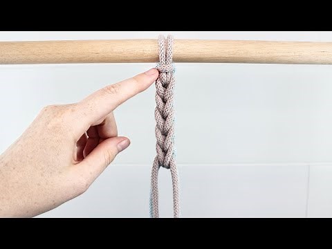 Reverse Endless Falls Knot | Intermediate Macrame Pattern