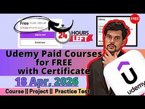 Get Udemy Courses FREE Today 🎯 Limited Coupons + Certificates Included