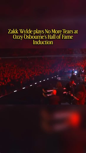 Zakk Wylde and an All Star Lineup play No More Tears at Ozzy Osbourne’s Rock and Roll Hall of Fame Induction, 2024 All Star Lineup included Zakk Wylde of Ozzy Osbourne and Black Label Society, Robert Trujillo of Metallica, Chad Smith of Red Hot Chili Peppers, Billy Idol, and Andrew Watt honoring Ozzy 🤘🏼🤍 @zakkwyldebls @barbarannewylde @wyldeaudio #zakkwylde #ozzyosbourne #guitar #guitarist #guitarsolo #explore #guitarplayer #solo #guitars #explorepage #guitarists #metal #heavymetal #rocknroll