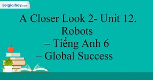 Giải A Closer Look 2 - Unit 12. Robots SGK tiếng Anh 6 Global Success Kết nối tri thức với cuộc sống
