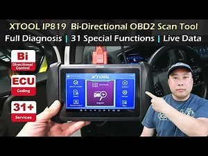 Bi-Directional OBD2 Scan Tool For Your Car | XTOOL IP819