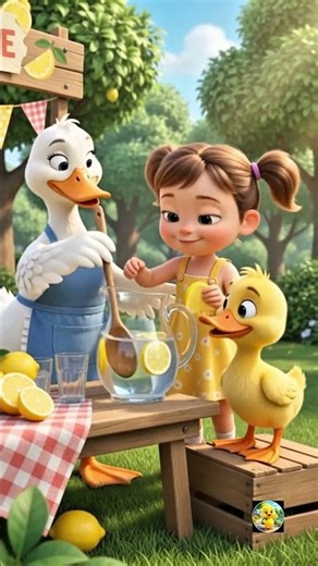 🍋 Little Quack's Lemonade Surprise! 🦆❤️ | Heartwarming Pixar Story