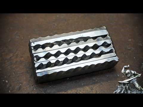 Flower blade. made from scraps left over from a band saw.