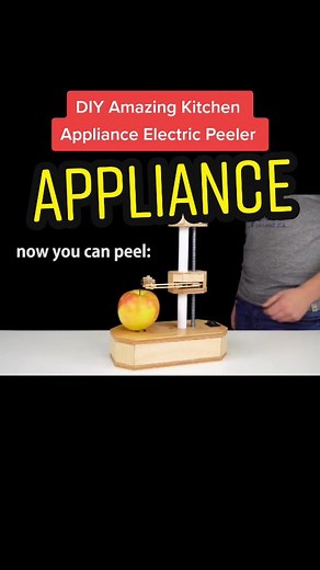 DIY Electric Potato Peeler Machine - Homemade Kitchen Appliance